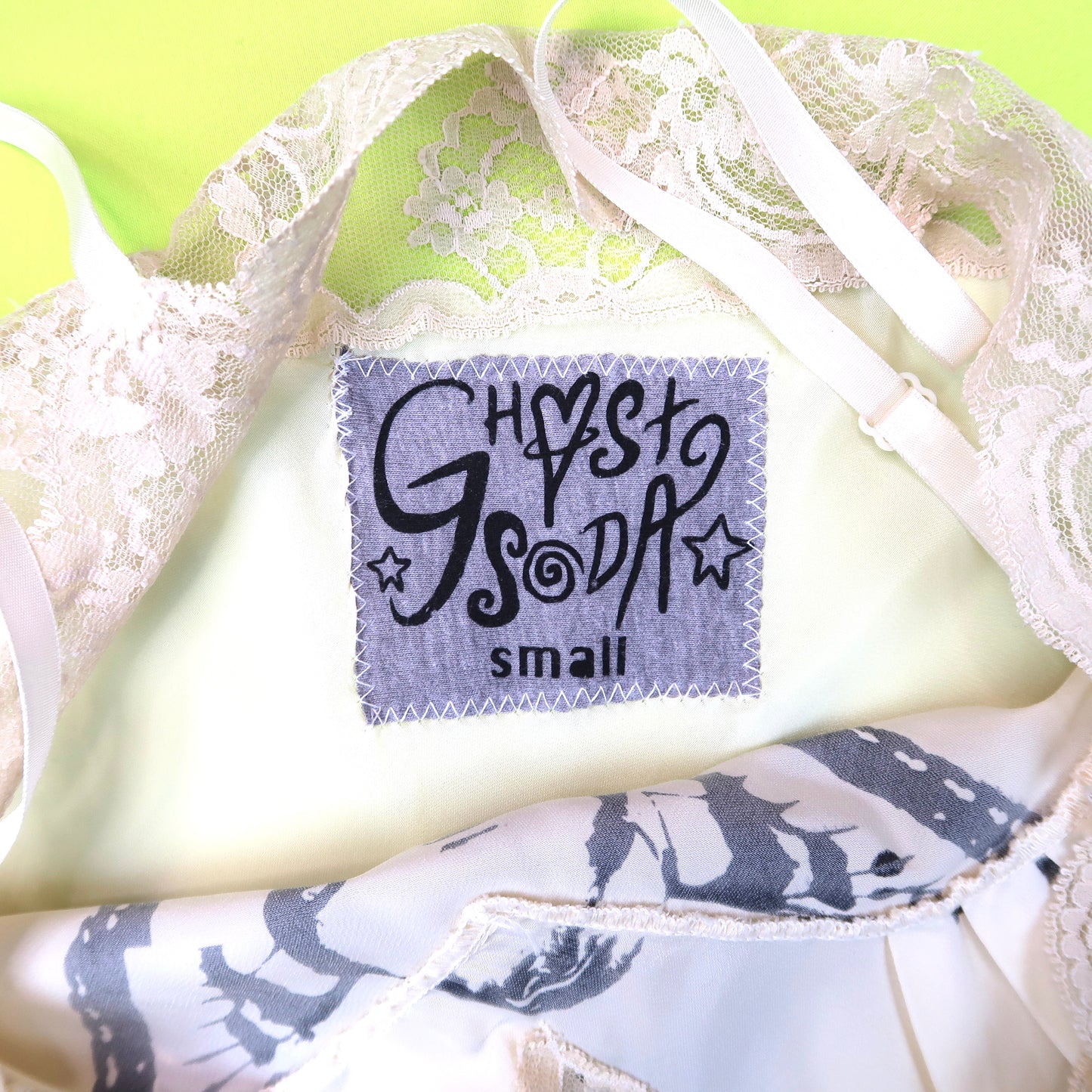 “Weeping Butterfly" Lace Slip Dress - Small