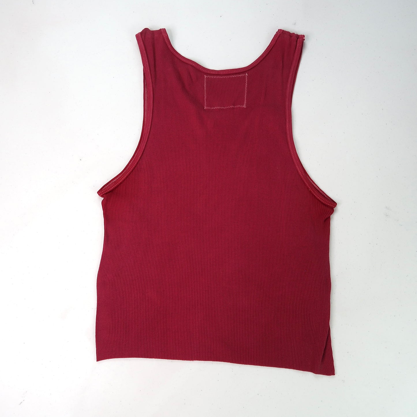 "I Love Spiders" Magenta Ribbed Tank - Large
