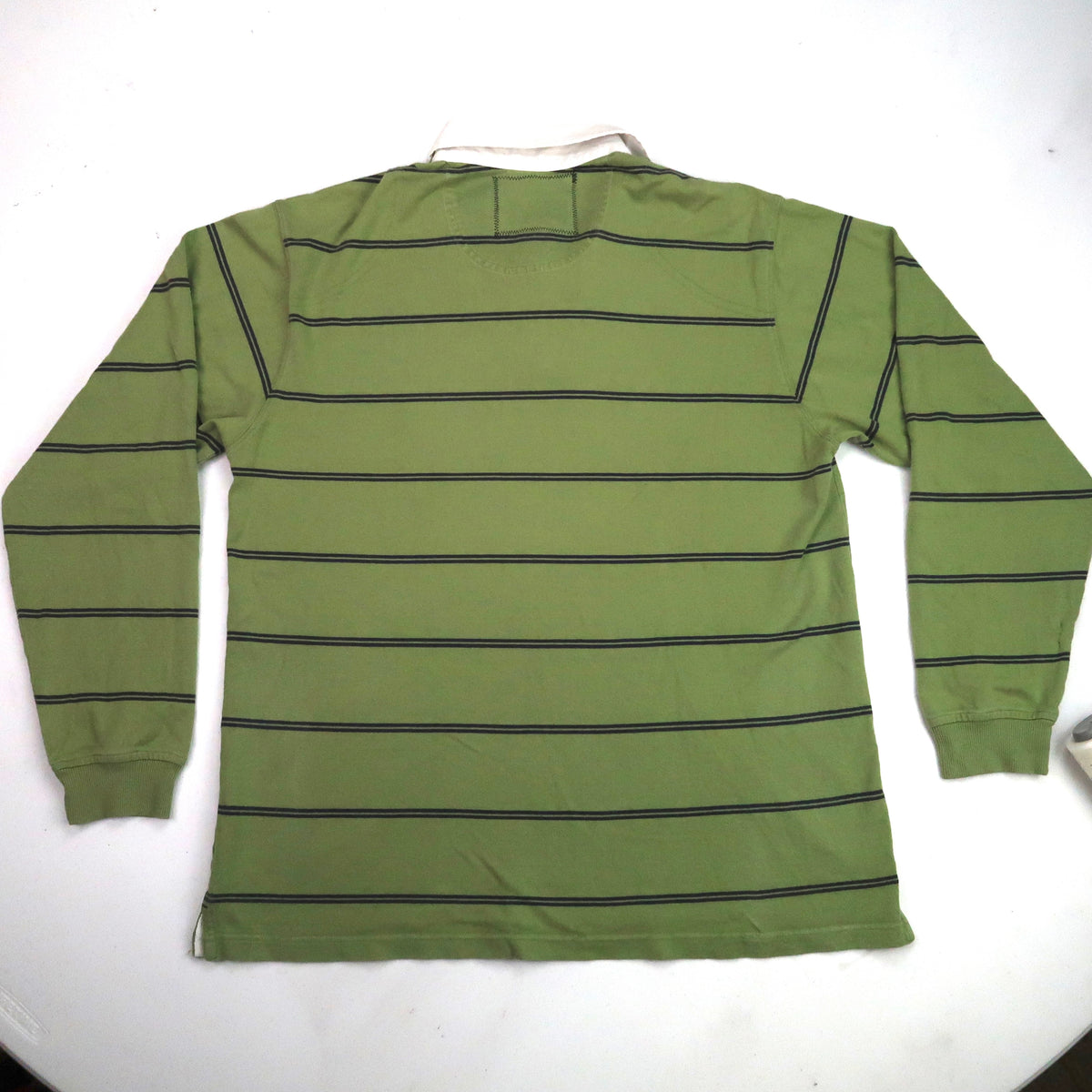 "I See All" (Eye Spiral) Green Polo Long Sleeve - Large