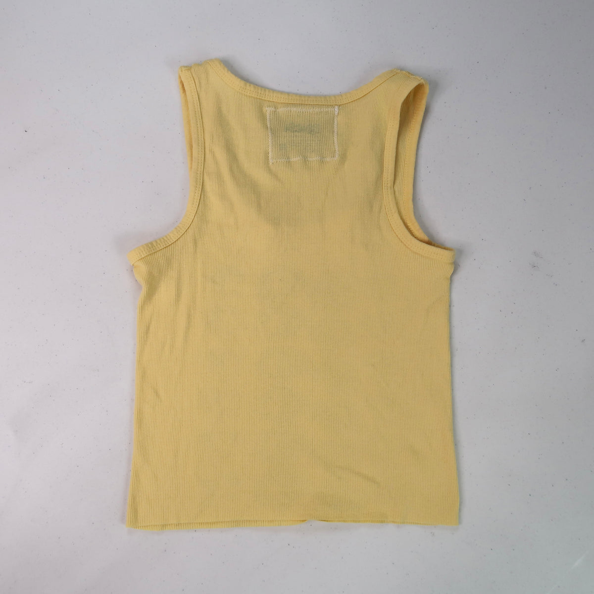 "Melted Visions" Yellow Tank - Medium