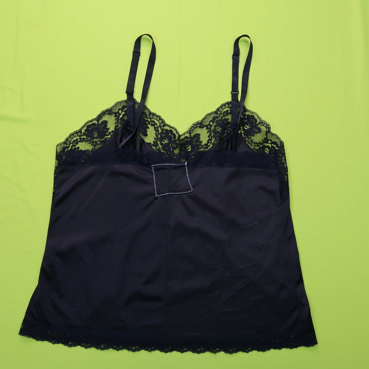 "I See All (Eye Spiral)" Black Lace Top - Medium