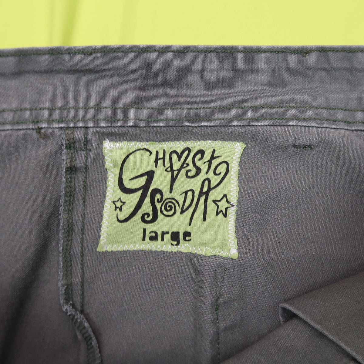 "I See All (Eye Spiral)" Green Pants - Large