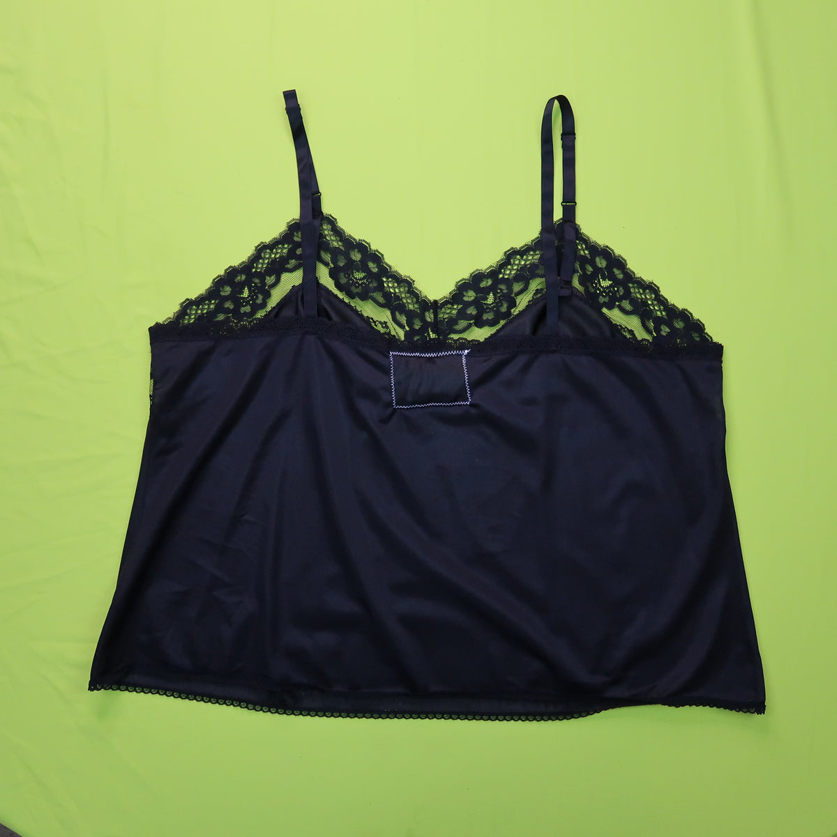 "I See All (Eye Spiral)" Black Lace Tank - Large