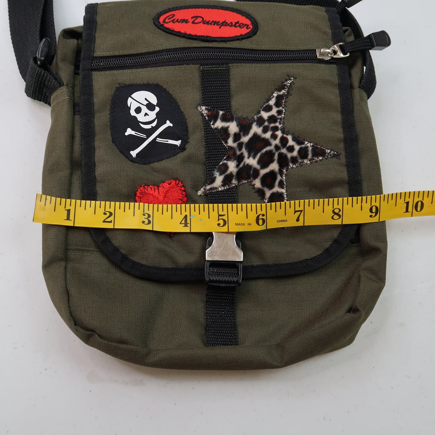 "EDGY" Ghost Soda Patchwork Bag