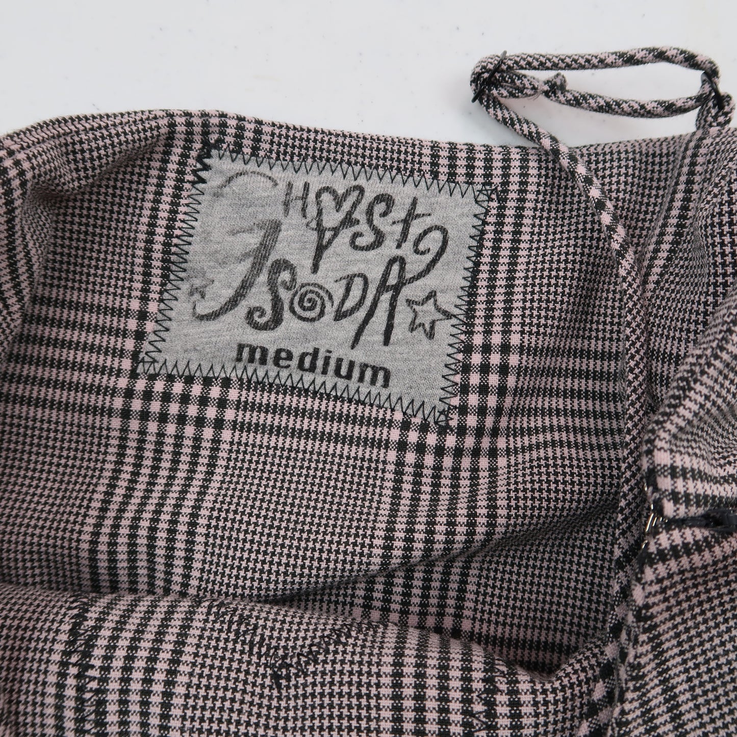"I'M A STAR" Plaid Dress - Medium