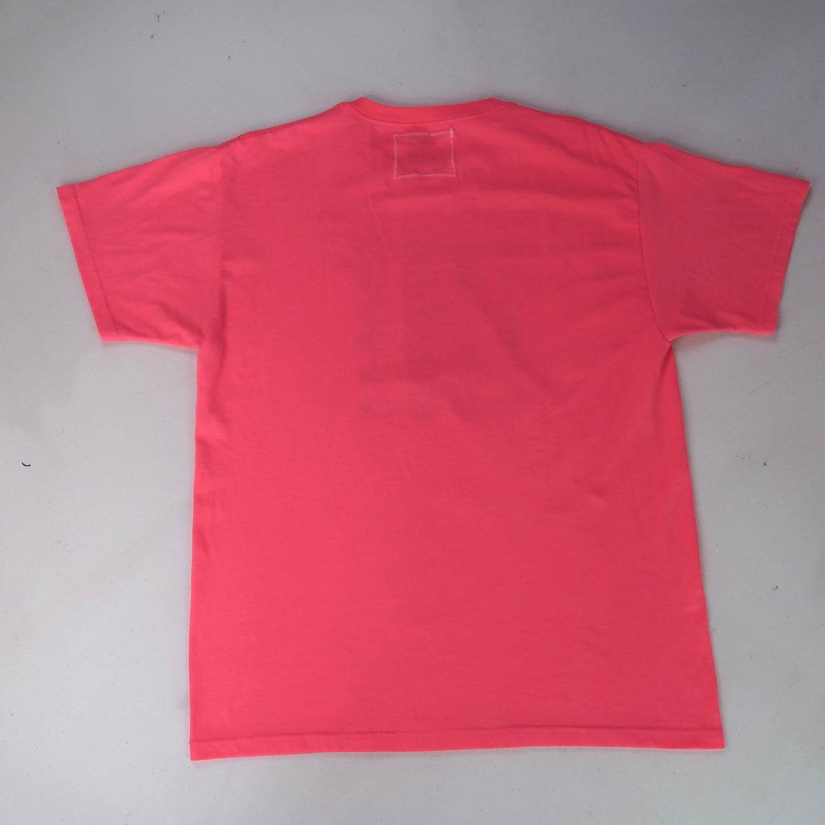"Melted Visions" Neon Pink T-shirt - Large