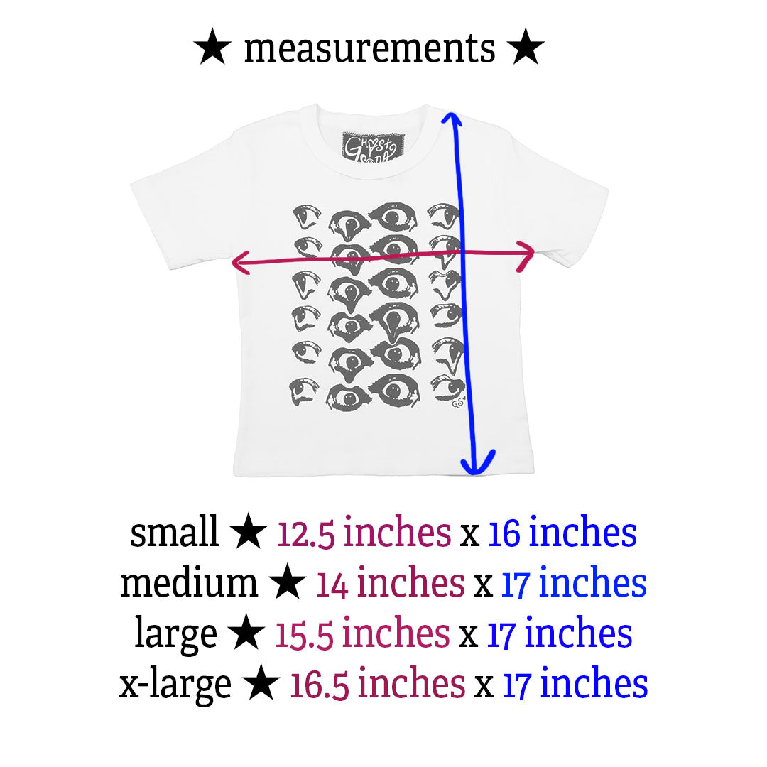 MISPRINT "Melted Visions" Crop Top in White