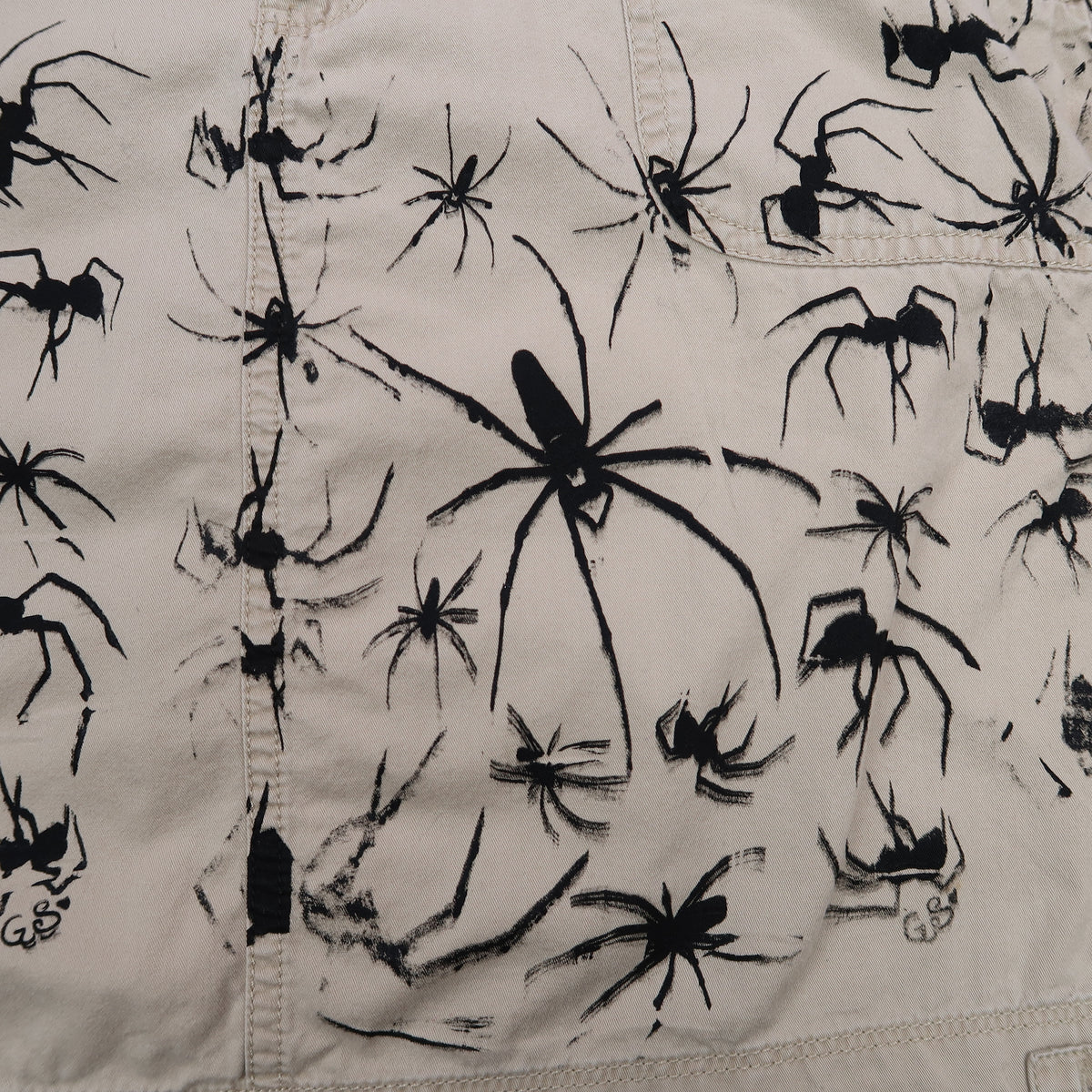 "I Love Spiders" Infestation Cargo Skirt - Medium