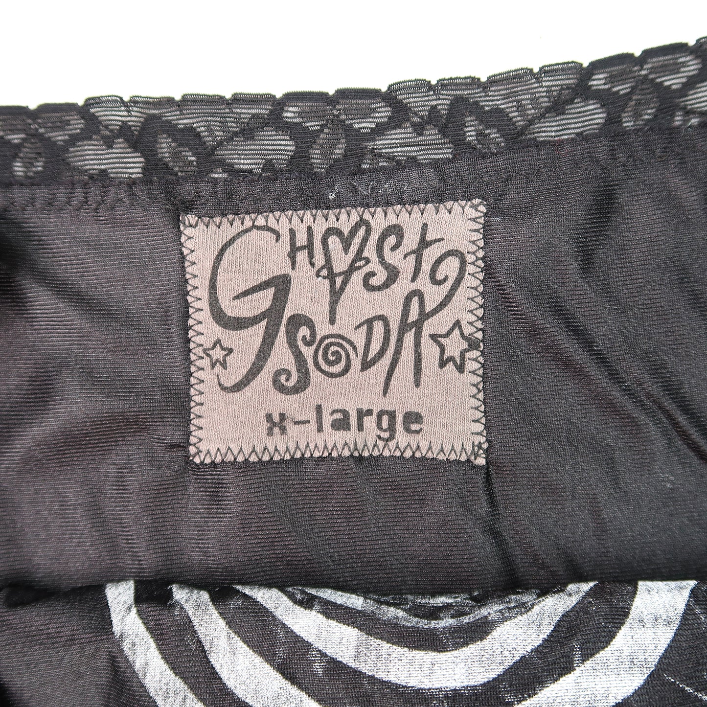 "I See All" (Eye Spiral) Black Lace Cami Tank - XL