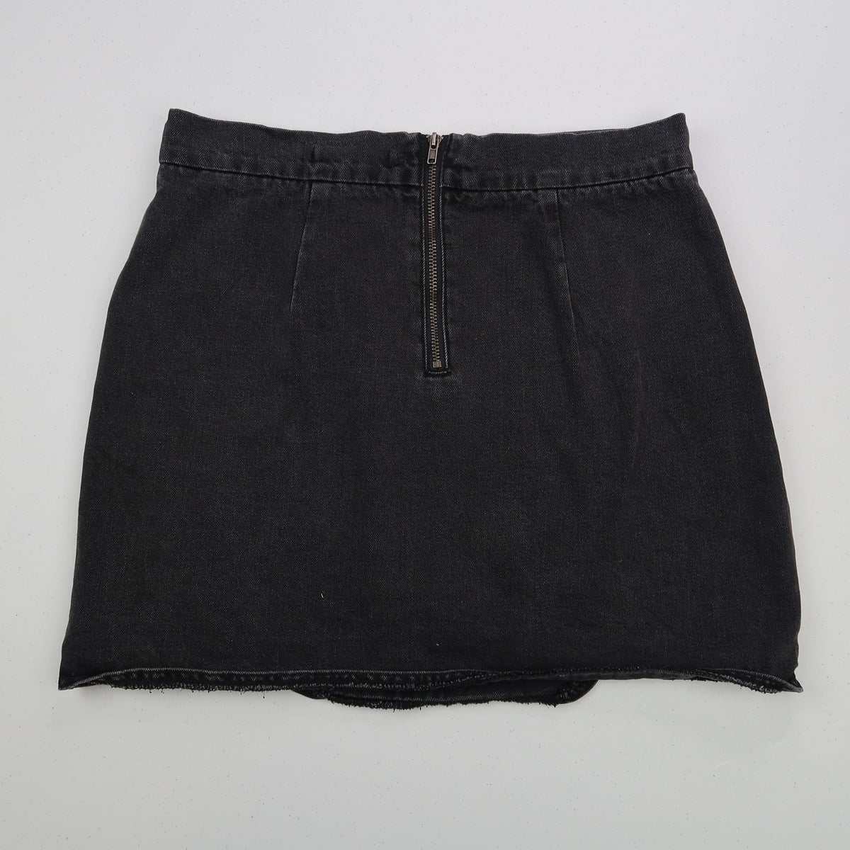 MISPRINT "Patches the Dog" Black Denim Skirt - Medium
