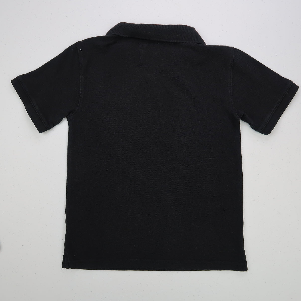 "Grim Skull" Black Polo Baby Tee - Small