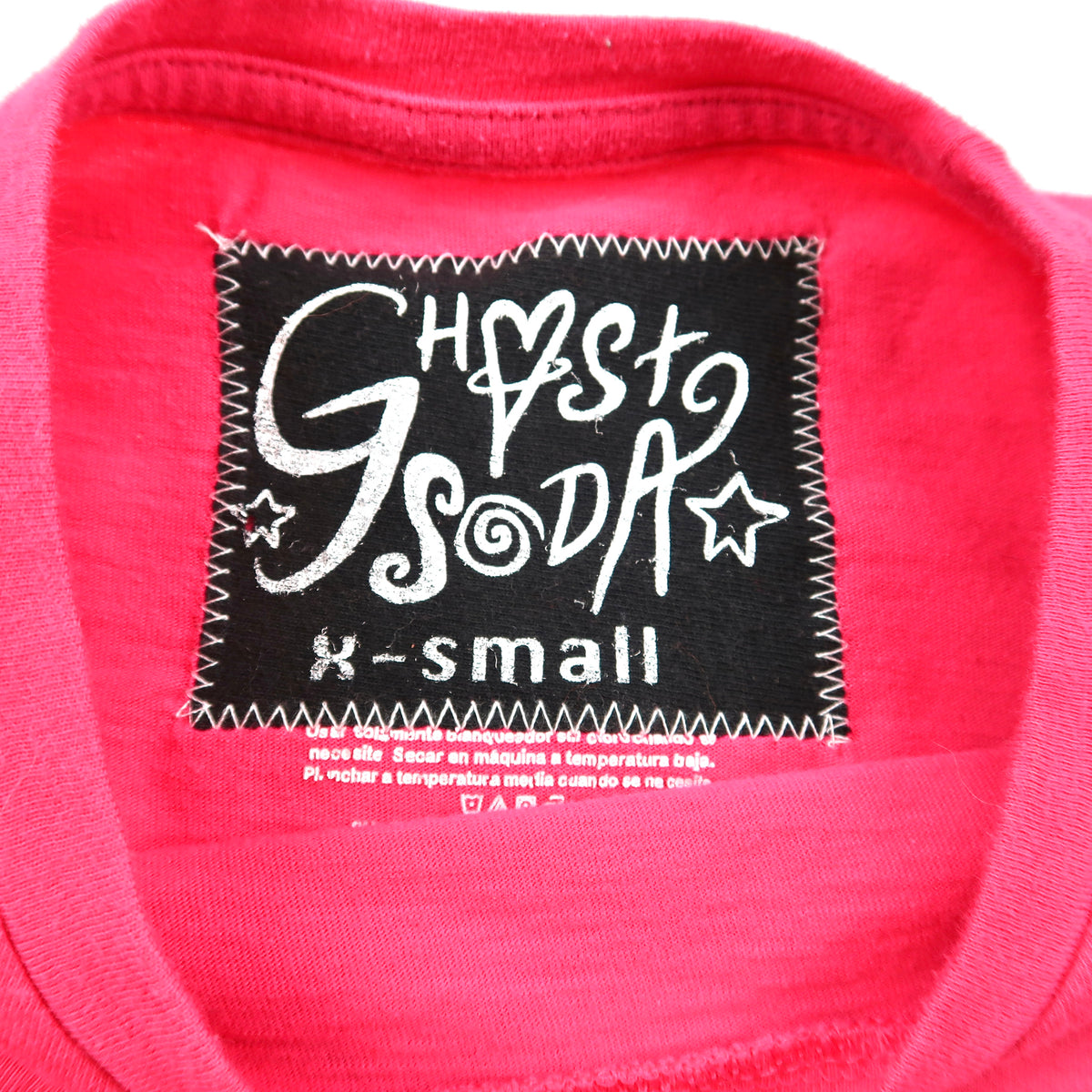 "Patches the Dog" Hot Pink Baby Tee - XS