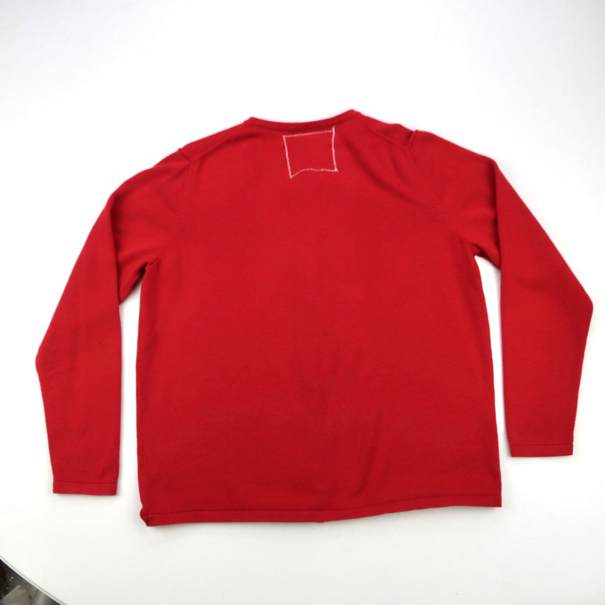 "Grim Skull" Red Cardigan - Large
