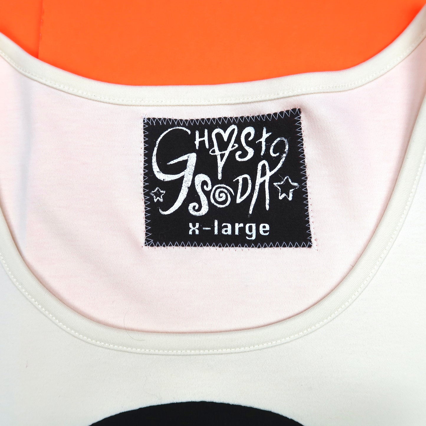 "I See All" (Eye Spiral) Off-White Top - Extra Large