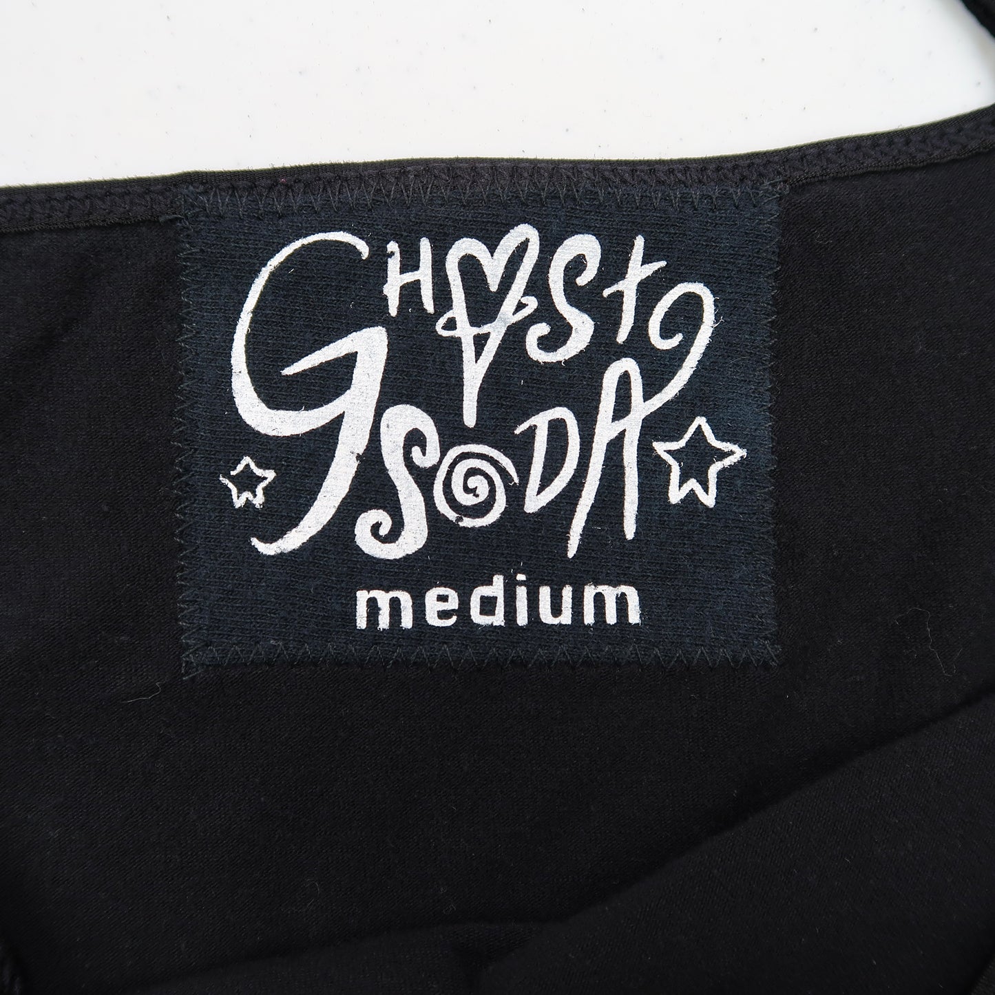 "Patches the Dog" Black Tank Top - Medium
