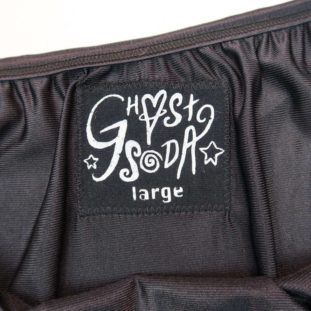 "Grim Skull" Black Lace Slip Skirt - Large
