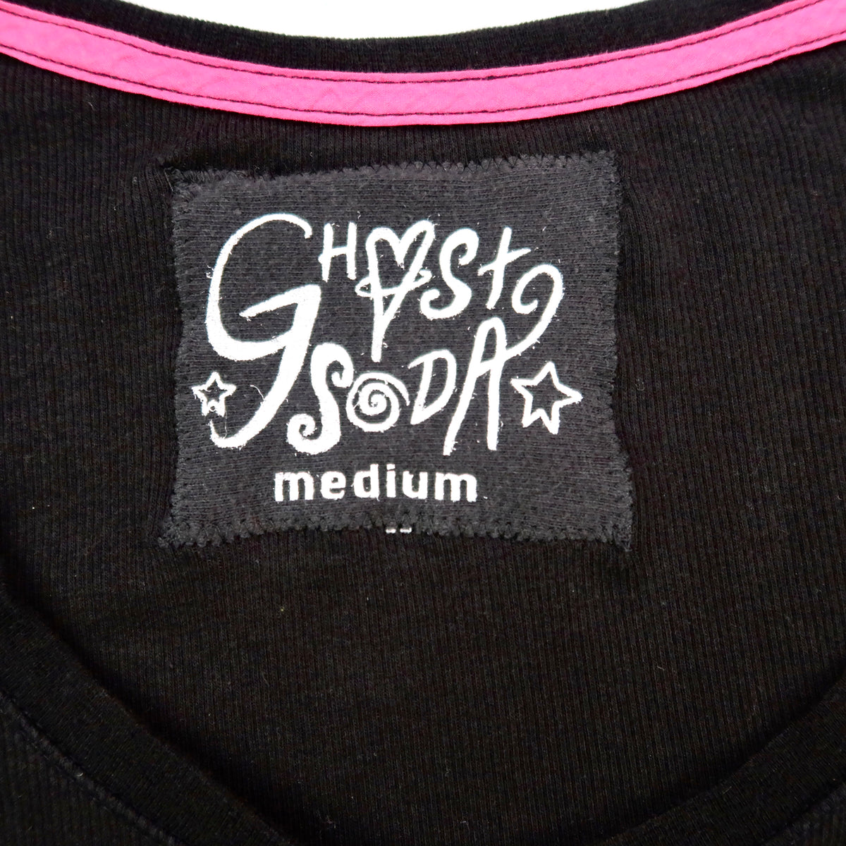 MISPRINT "Grim Skull" Black Button Down Top - Small