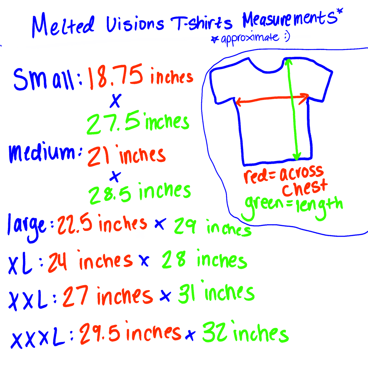 MISPRINT "Melted Visions" White T-shirt - 3XL