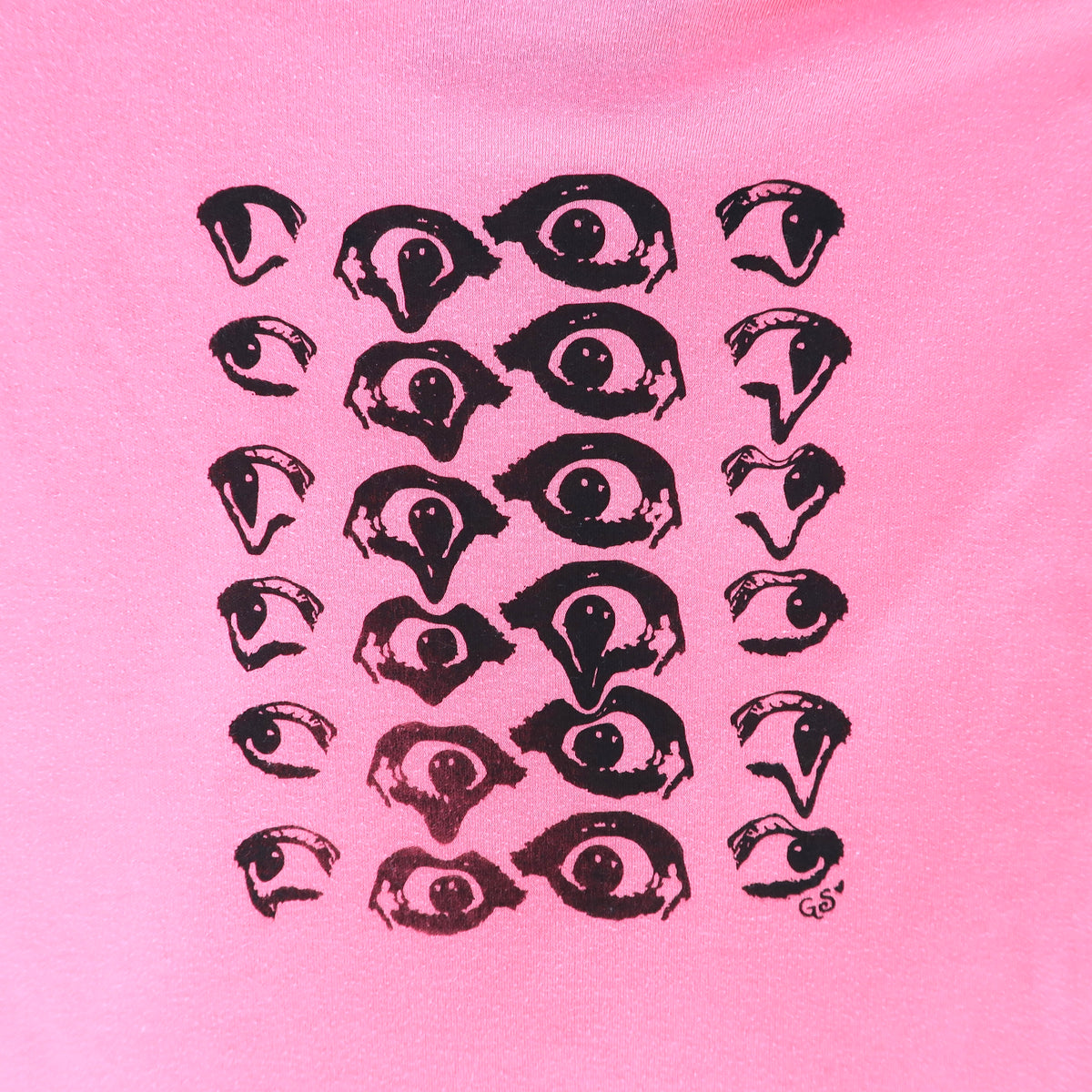 "Melted Visions" Pink Turtleneck - 2XL