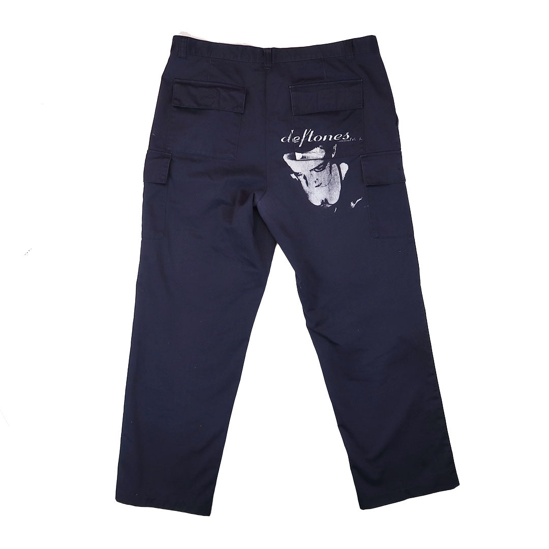 “Around the Fur" Navy Blue Cargo Pants - XL