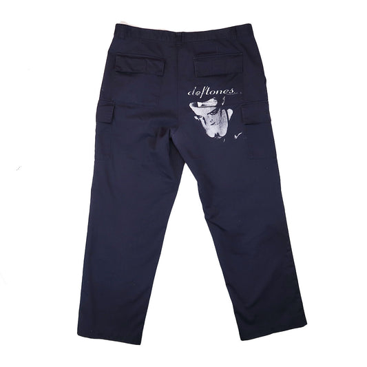“Around the Fur" Navy Blue Cargo Pants - XL