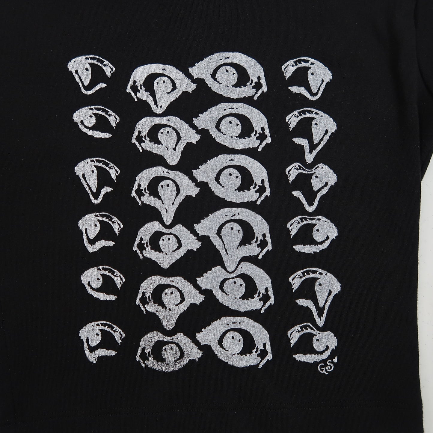 "Melted Visions" Black Baby Tee