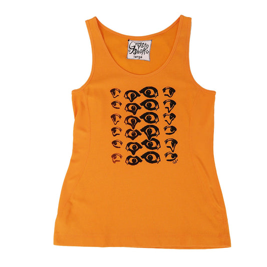 "Melted Visions" Orange Tank - Large