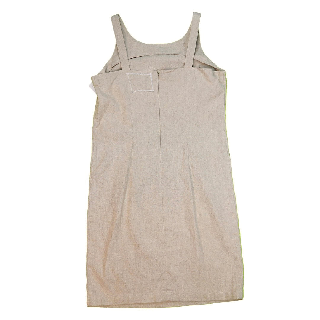 “Cobweb Club” Tan Dress - Medium