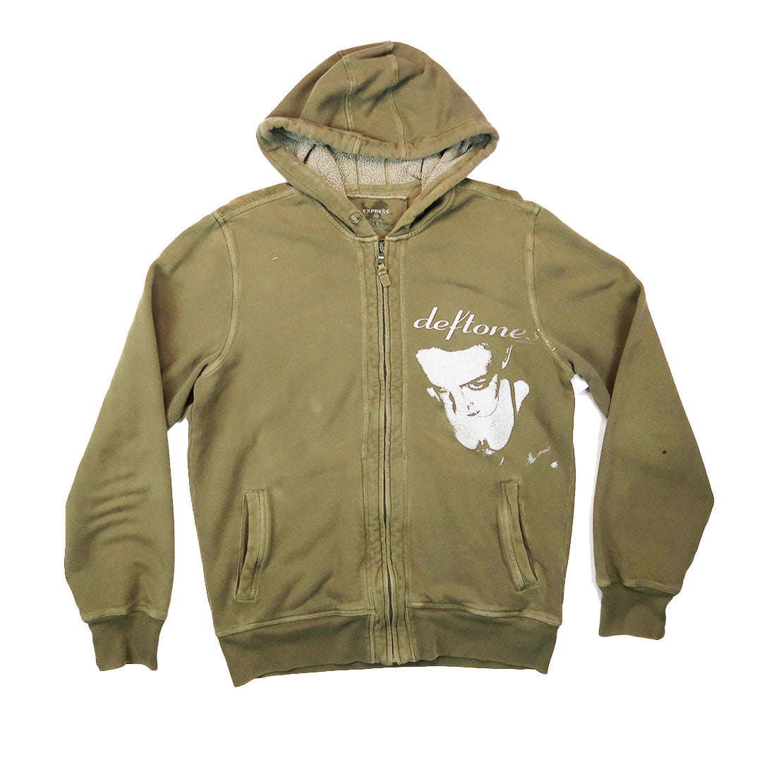“Around the Fur" Army Green Jacket - M