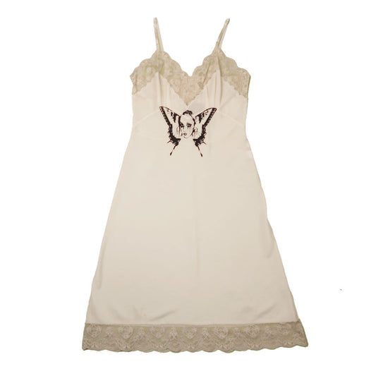“Weeping Butterfly" Lace Slip Dress - Small
