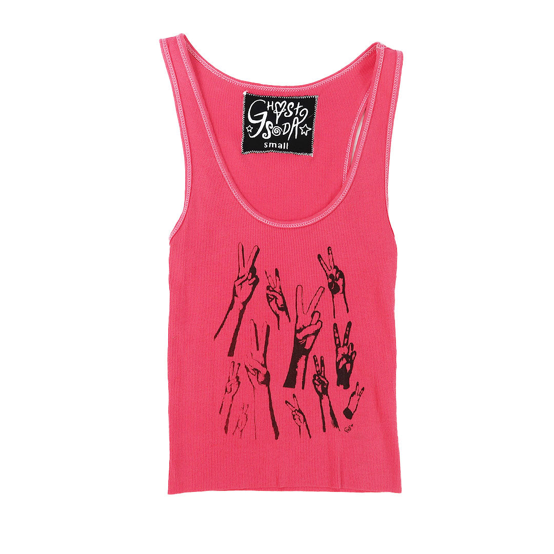 "Peacekeeper" Pink Tank - Small