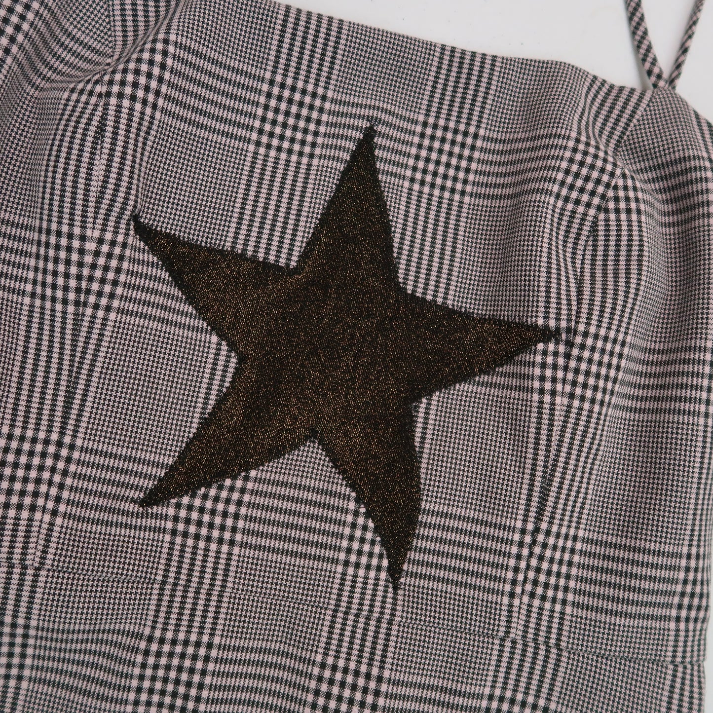 "I'M A STAR" Plaid Dress - Medium
