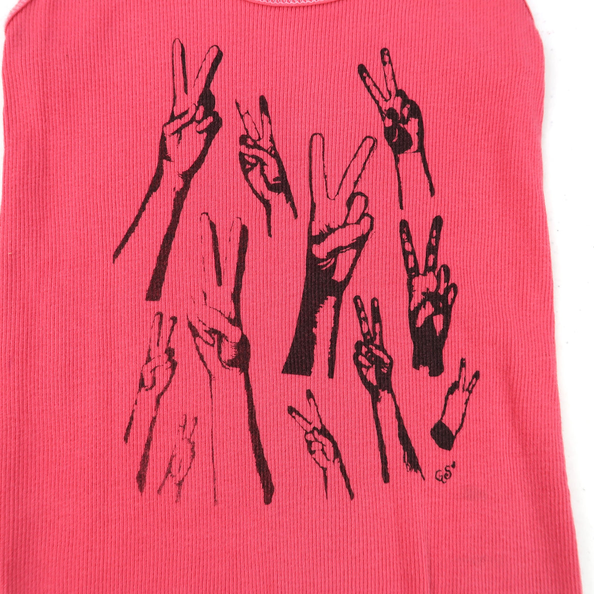 "Peacekeeper" Pink Tank - Small