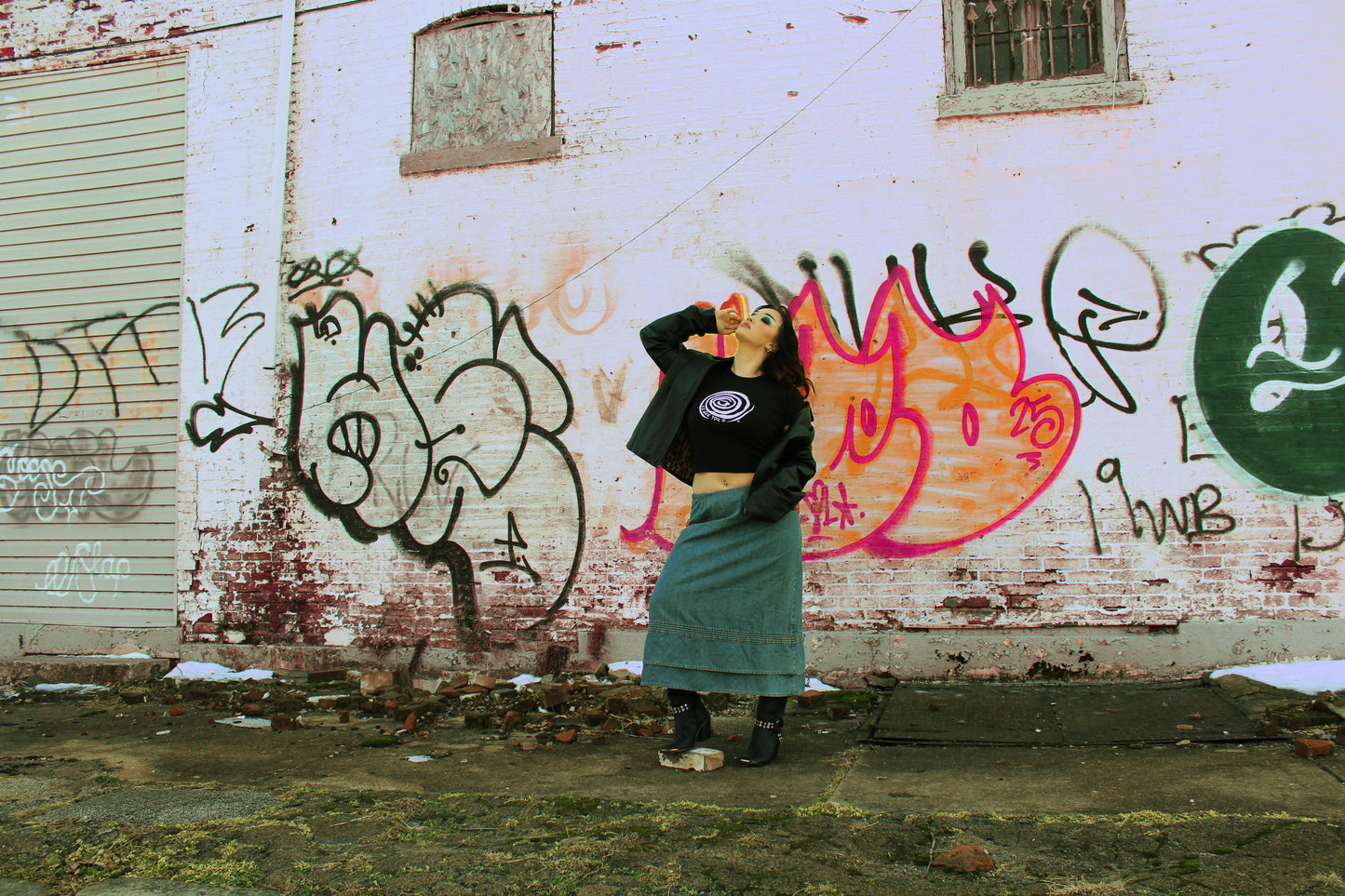 "Eye Spiral" Baby Tee