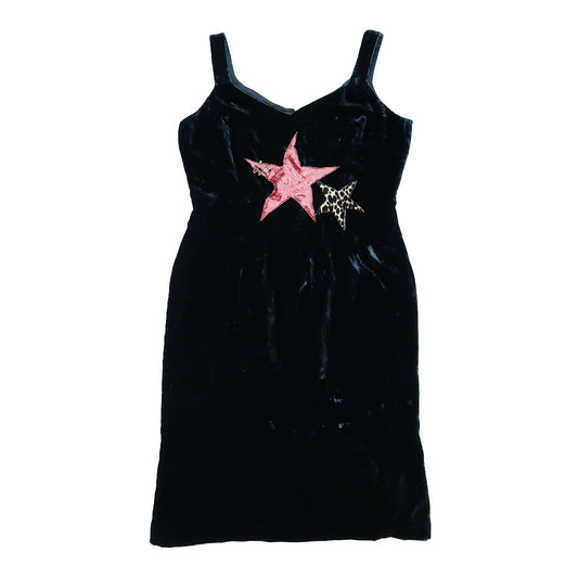 “Stargirl” Blue Velvet Star Dress - Medium