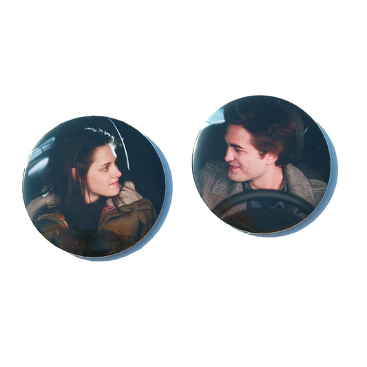 "Bella and Edward #2" Twilight Matching Pin Set of 2