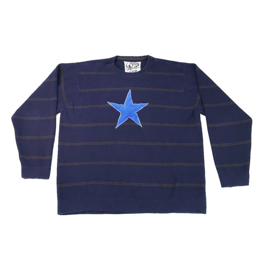 "I'M A STAR" Blue Star Sweater - XL