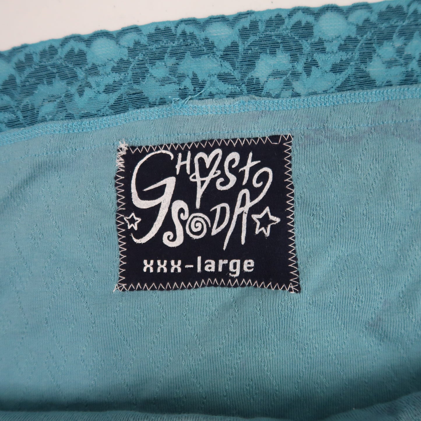 "Melted Visions" Blue Lace Tank - 3XL