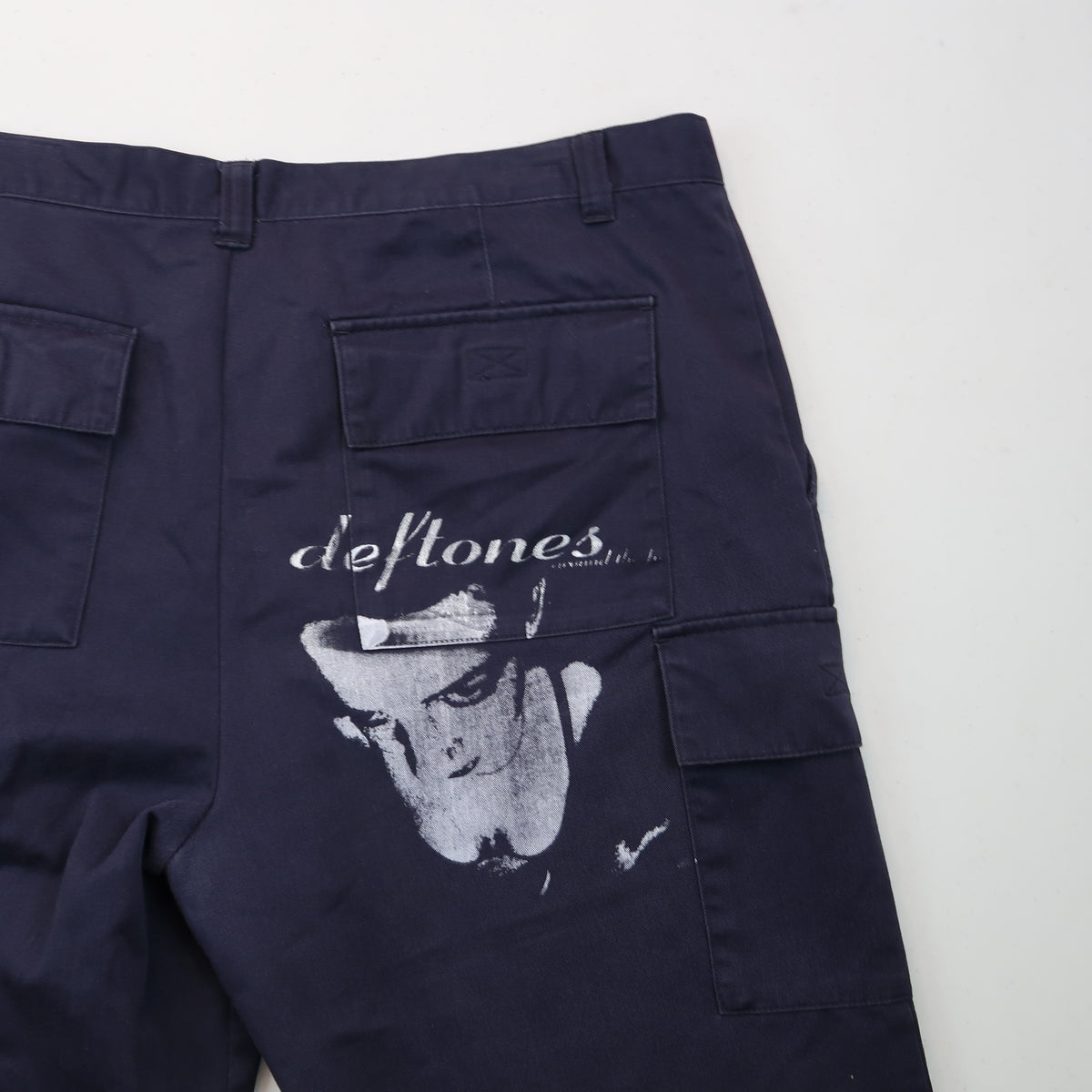 “Around the Fur" Navy Blue Cargo Pants - XL