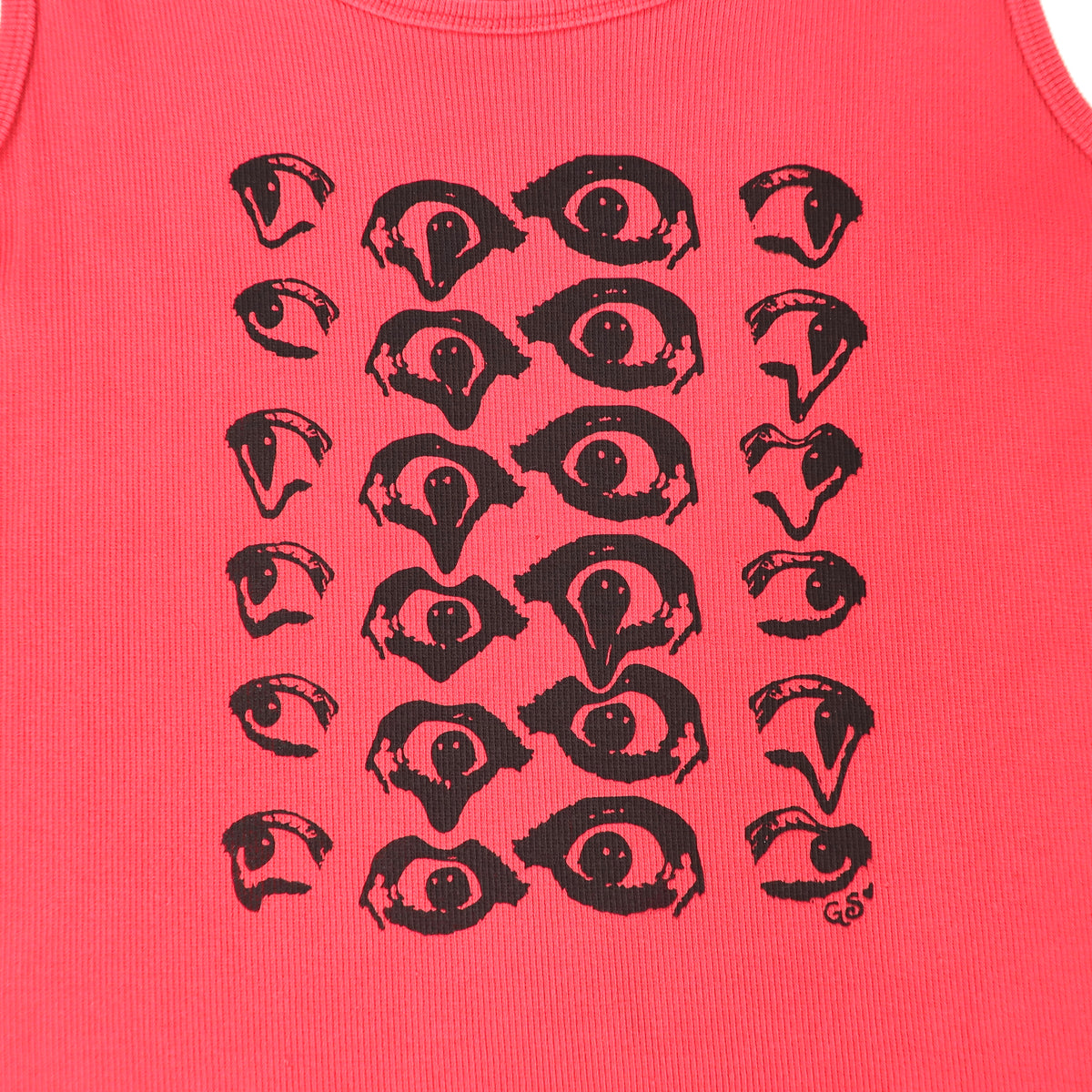 "Melted Visions" Red Tank Top - Large