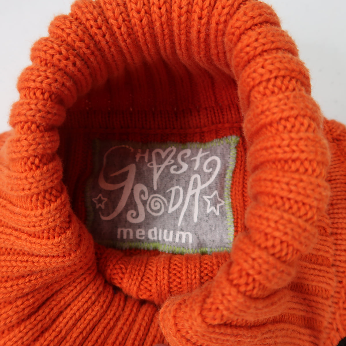 "I'M A STAR" Orange Sweater - Medium