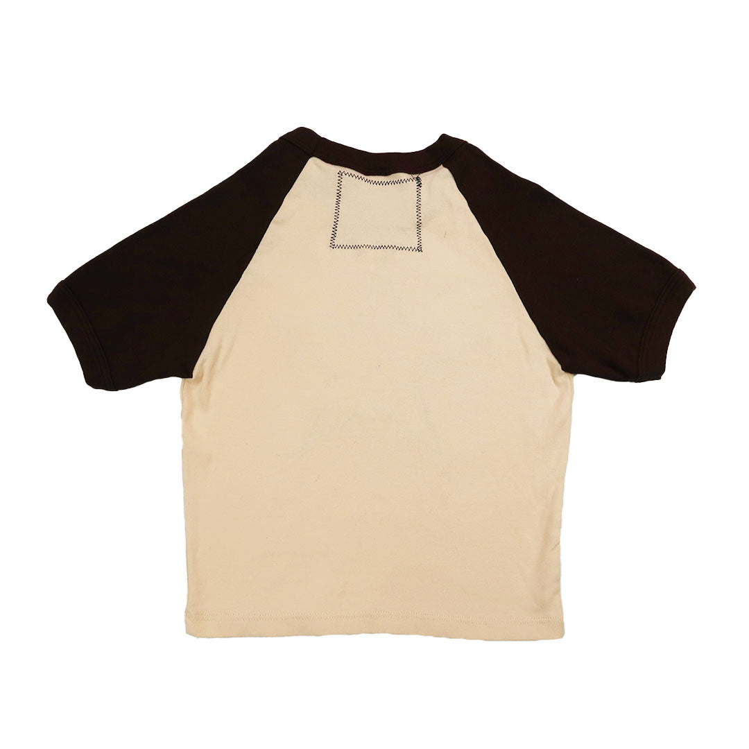 "I'M A STAR" Cream Camo Baby Tee - Small