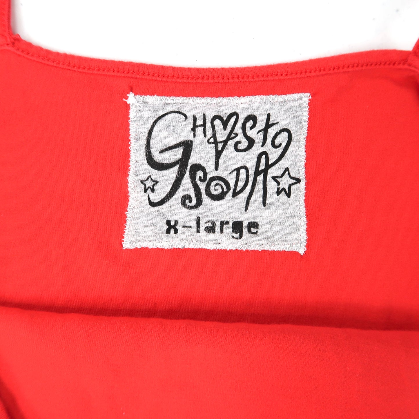 "Cobweb Club" Red Tank Top - XL