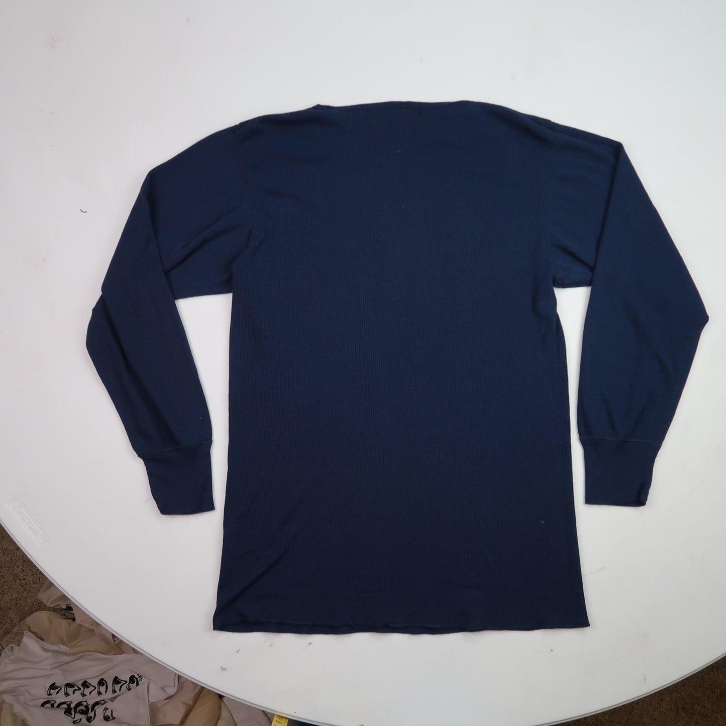 "I See All" (Eye Spiral) Navy Blue Thermal - XL