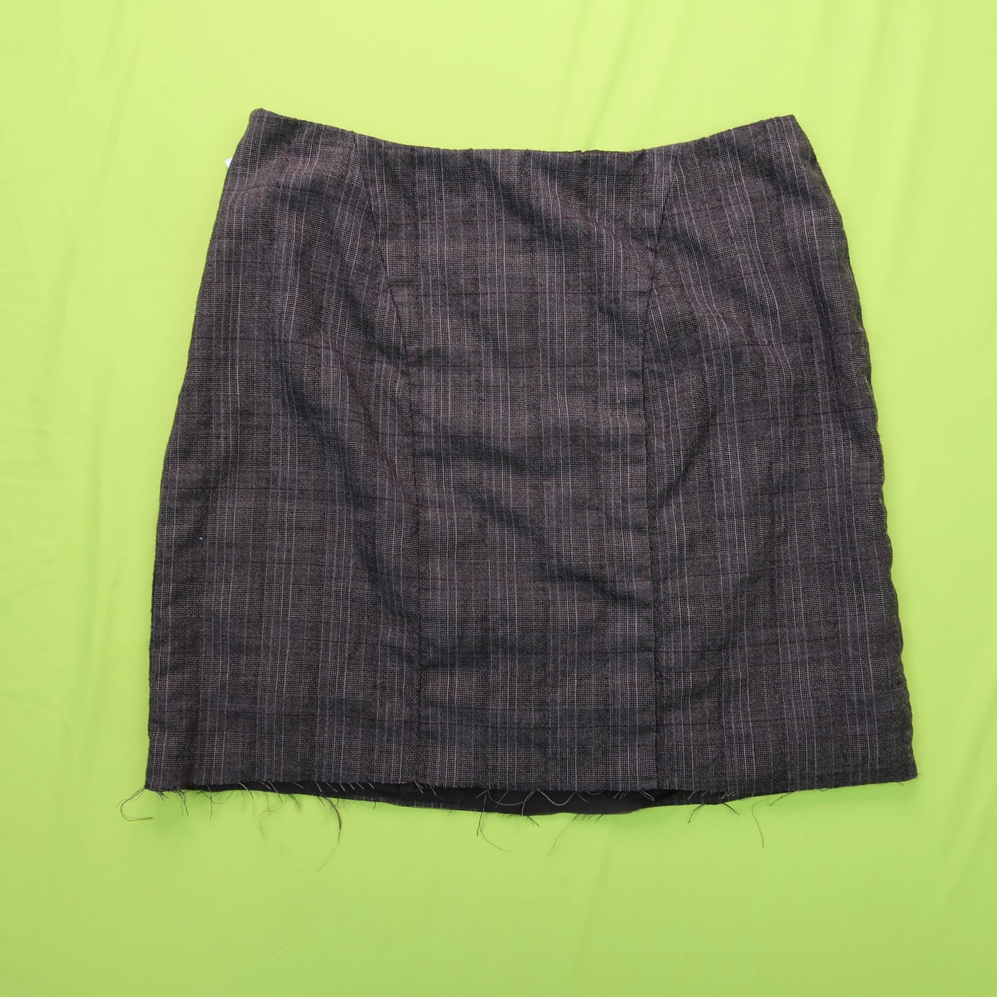 Plaid Star Patchwork Skirt - Medium