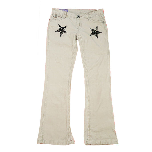 "CHEETAH STAR" Ghost Soda Patchwork Pants - Medium