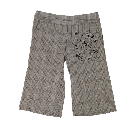 "I Love Spiders" Plaid Capris - Medium