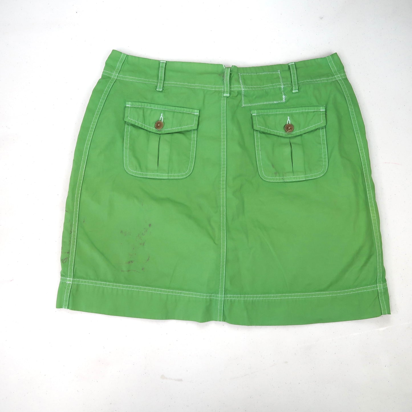 "Weeping Butterfly" Apple Green Skort - Large