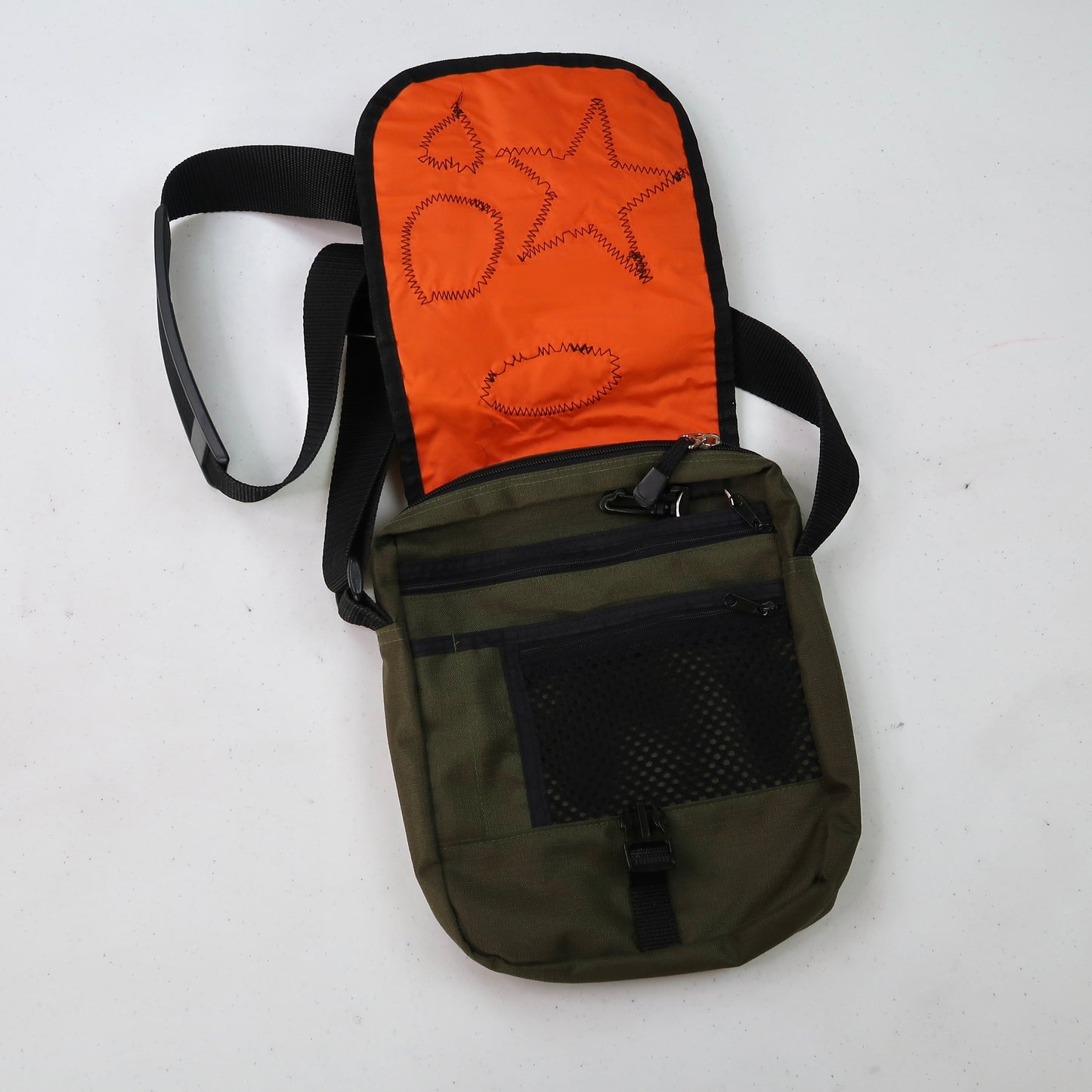 "EDGY" Ghost Soda Patchwork Bag