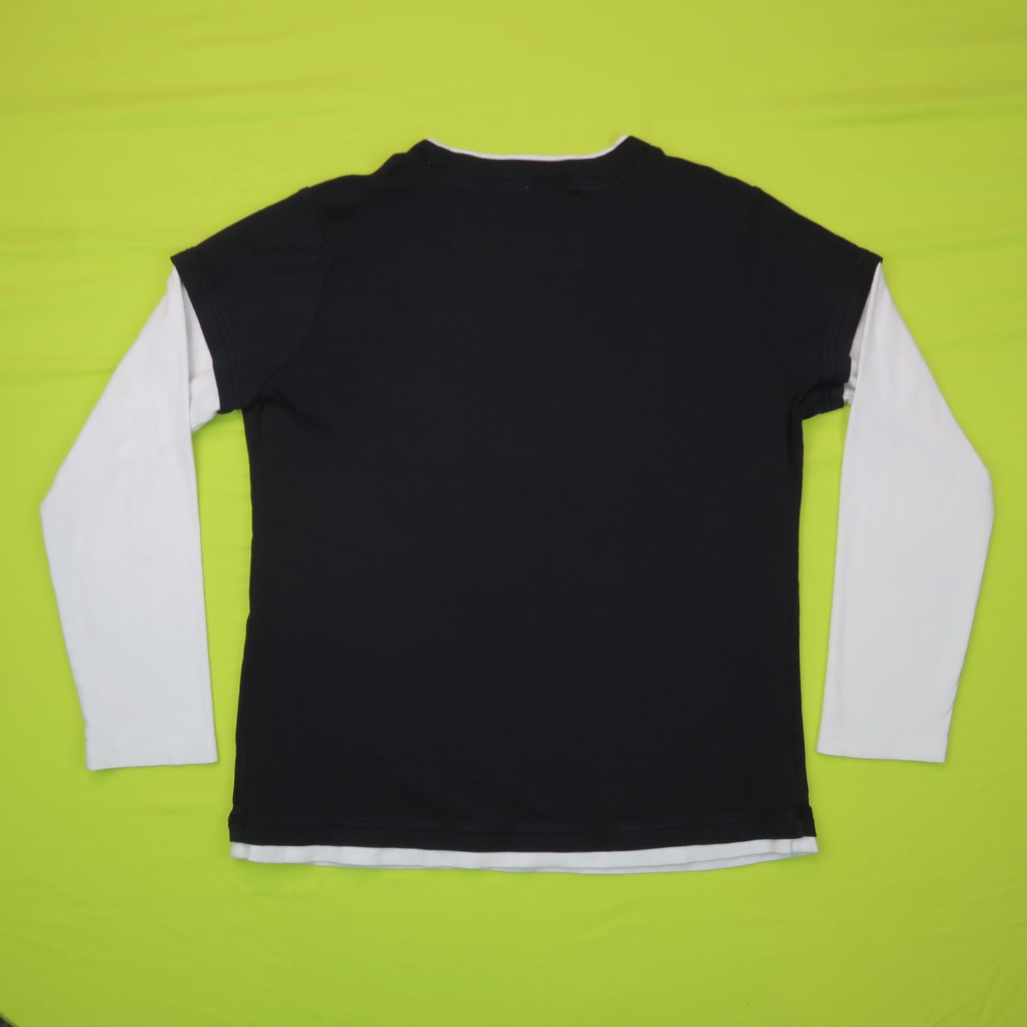 “I See All" (Eye Spiral) Layered Long Sleeve Top - Large